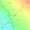 Mappa topografica Hacienda El Parral, altitudine, rilievo