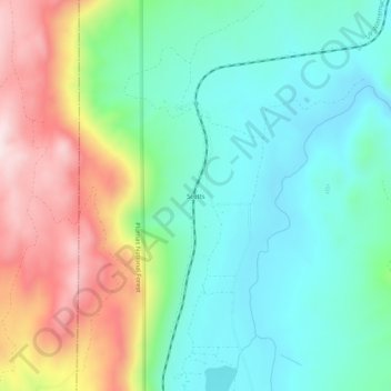 Mappa topografica Scotts, altitudine, rilievo