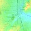 Mappa topografica San Jose, altitudine, rilievo