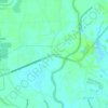Mappa topografica Guadalupe, altitudine, rilievo
