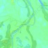 Mappa topografica Río Viejo, altitudine, rilievo