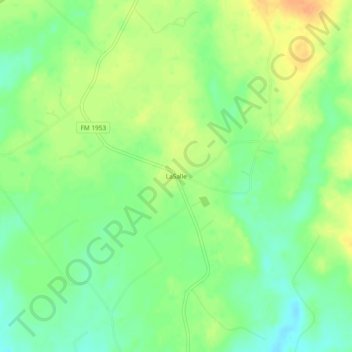 Mappa topografica LaSalle, altitudine, rilievo
