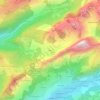 Mappa topografica Ubine, altitudine, rilievo