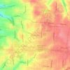 Mappa topografica Huntcrest Acres, altitudine, rilievo