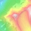 Mappa topografica Lockwood Peak, altitudine, rilievo