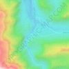 Mappa topografica Los Queltehues, altitudine, rilievo