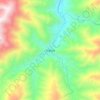 Mappa topografica Argelia, altitudine, rilievo