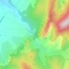 Mappa topografica Combe d'Oyans, altitudine, rilievo