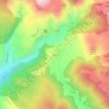 Mappa topografica Civita, altitudine, rilievo