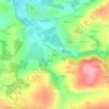 Mappa topografica Kerever, altitudine, rilievo