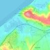 Mappa topografica Lieu Malet, altitudine, rilievo