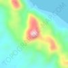 Mappa topografica Mount Camagong, altitudine, rilievo
