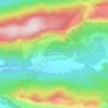 Mappa topografica Le Bas Thorenc, altitudine, rilievo