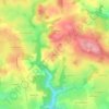 Mappa topografica Bonfaix, altitudine, rilievo