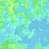 Mappa topografica Berringue, altitudine, rilievo