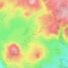 Mappa topografica Pierrefitte, altitudine, rilievo