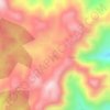 Mappa topografica Man-ai, altitudine, rilievo