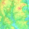 Mappa topografica Green Grove, altitudine, rilievo