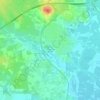 Mappa topografica Le Pioch de Rouire, altitudine, rilievo
