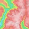 Mappa topografica Aussinange, altitudine, rilievo