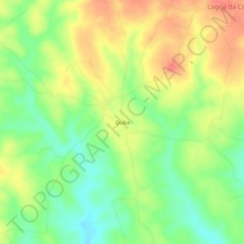 Mappa topografica Quiba, altitudine, rilievo