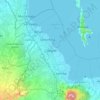 Mappa topografica Cabuyao, altitudine, rilievo