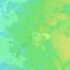 Mappa topografica En Hill, altitudine, rilievo