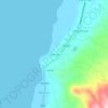 Mappa topografica Moto Sur, altitudine, rilievo