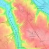 Mappa topografica Les Vertus, altitudine, rilievo
