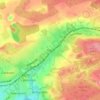 Mappa topografica Plains, altitudine, rilievo