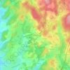 Mappa topografica Saint-Dézery, altitudine, rilievo
