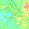 Mappa topografica Drouin, altitudine, rilievo