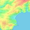 Mappa topografica Kerdivizien, altitudine, rilievo