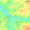 Mappa topografica La Chalonnière, altitudine, rilievo