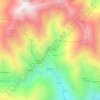 Mappa topografica Vernai, altitudine, rilievo