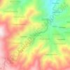 Mappa topografica Pampamarca, altitudine, rilievo
