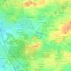 Mappa topografica Soeuvres, altitudine, rilievo