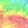 Mappa topografica Lamboux, altitudine, rilievo