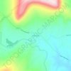 Mappa topografica Wells Tannery, altitudine, rilievo