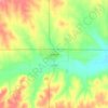 Mappa topografica Jetmore, altitudine, rilievo