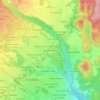 Mappa topografica Toxpan Indeco, altitudine, rilievo