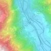 Mappa topografica Montellina, altitudine, rilievo
