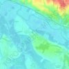 Mappa topografica Chez Deschamps, altitudine, rilievo