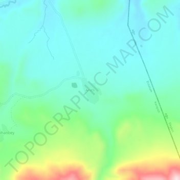 Mappa topografica Anıtlı, altitudine, rilievo