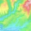 Mappa topografica Le Causse, altitudine, rilievo