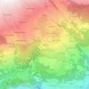 Mappa topografica Gerbore, altitudine, rilievo