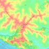 Mappa topografica Golden Eagle, altitudine, rilievo