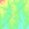 Mappa topografica Jones, altitudine, rilievo