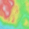 Mappa topografica Cape Range, altitudine, rilievo