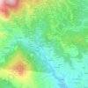 Mappa topografica Bose, altitudine, rilievo